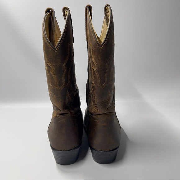 ROCKY MOUNTAIN Brown Western Cowboy Boots size 4D - Picture 7 of 10